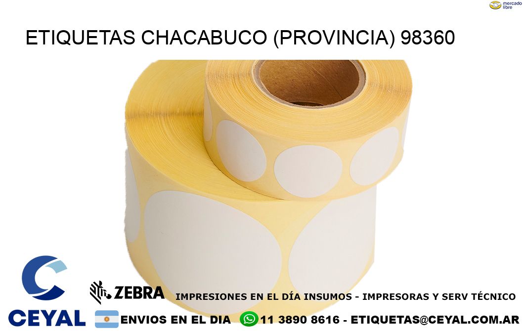 ETIQUETAS CHACABUCO (PROVINCIA) 98360