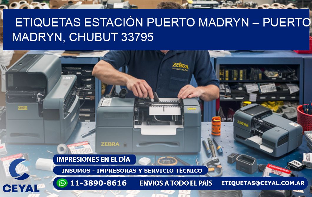 ETIQUETAS ESTACIÓN PUERTO MADRYN – PUERTO MADRYN, CHUBUT 33795