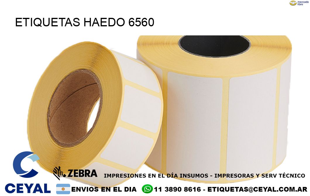 ETIQUETAS HAEDO 6560