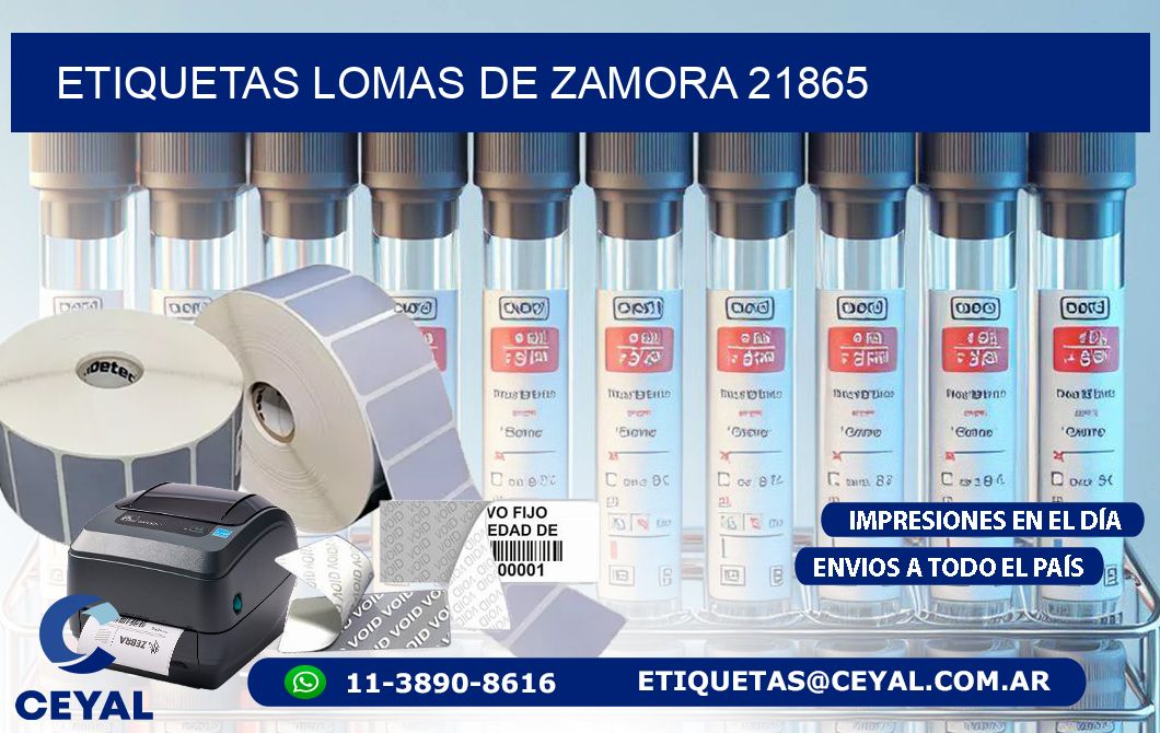 ETIQUETAS LOMAS DE ZAMORA 21865