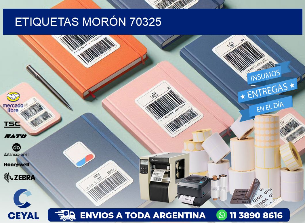 ETIQUETAS MORÓN 70325