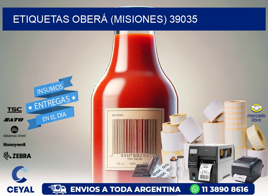 ETIQUETAS OBERÁ (MISIONES) 39035