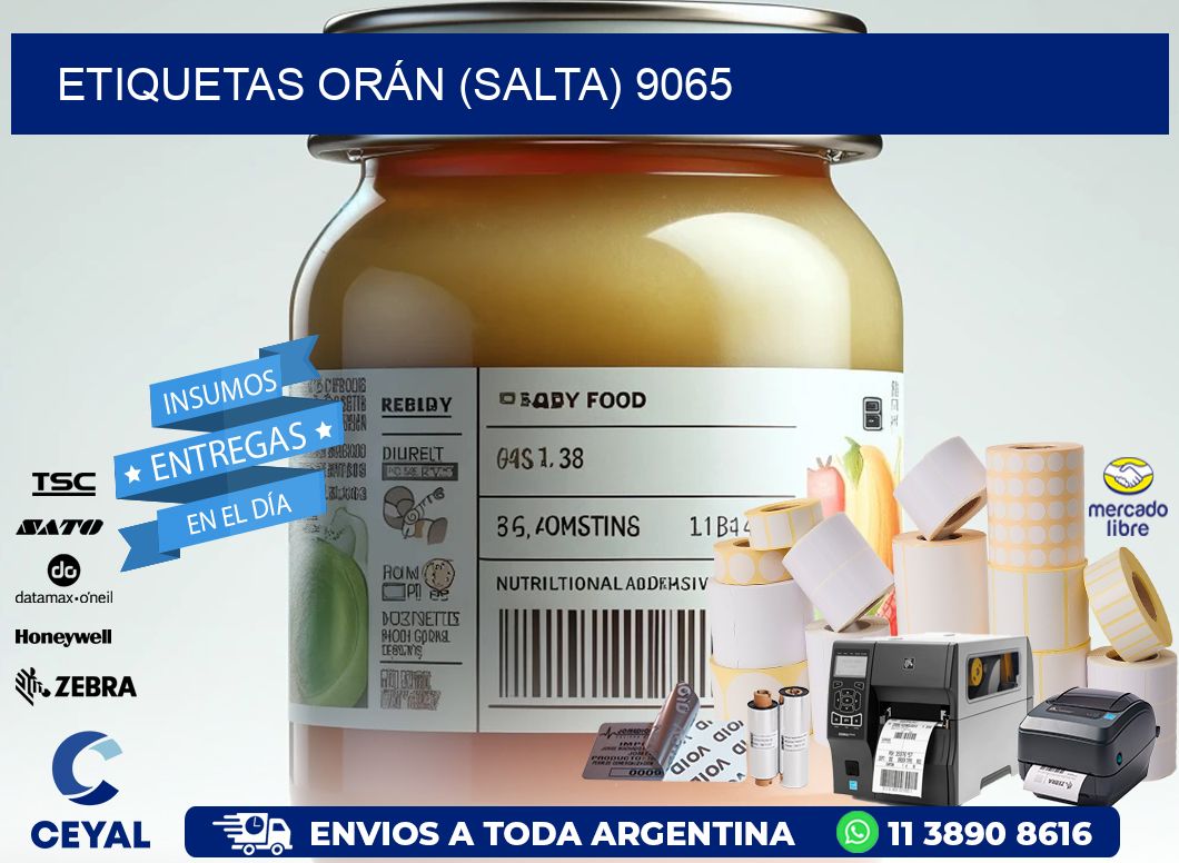 ETIQUETAS ORÁN (SALTA) 9065