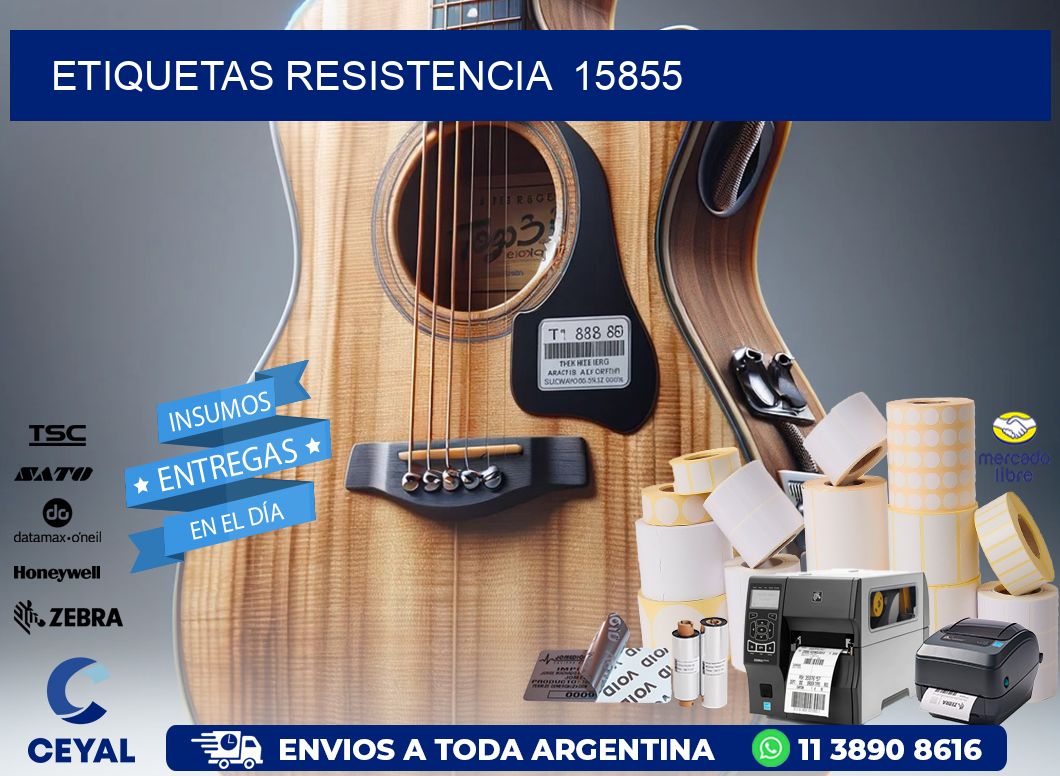ETIQUETAS RESISTENCIA  15855