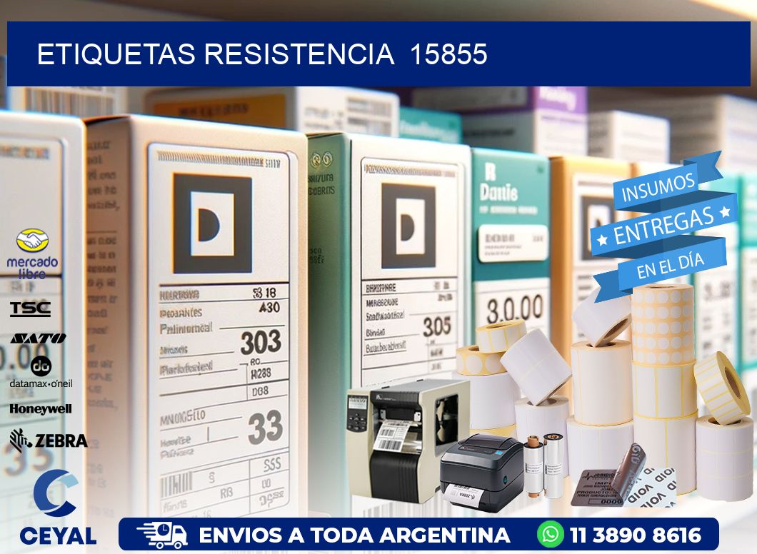 ETIQUETAS RESISTENCIA  15855