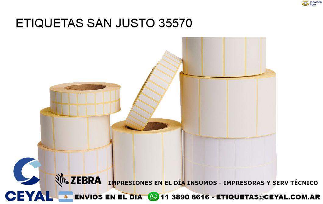 ETIQUETAS SAN JUSTO 35570