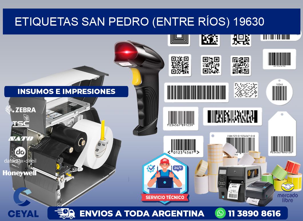 ETIQUETAS SAN PEDRO (ENTRE RÍOS) 19630