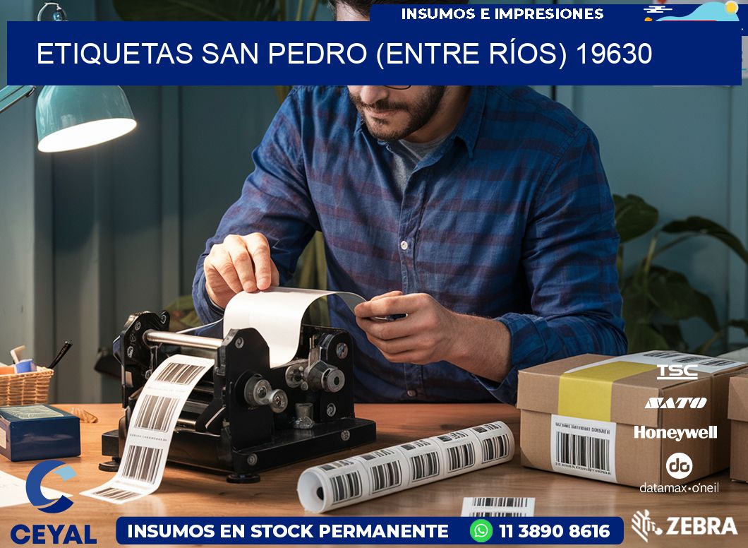 ETIQUETAS SAN PEDRO (ENTRE RÍOS) 19630