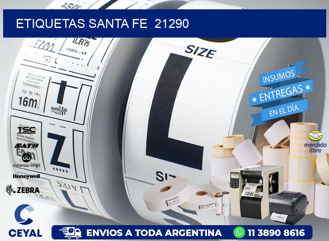 ETIQUETAS SANTA FE  21290