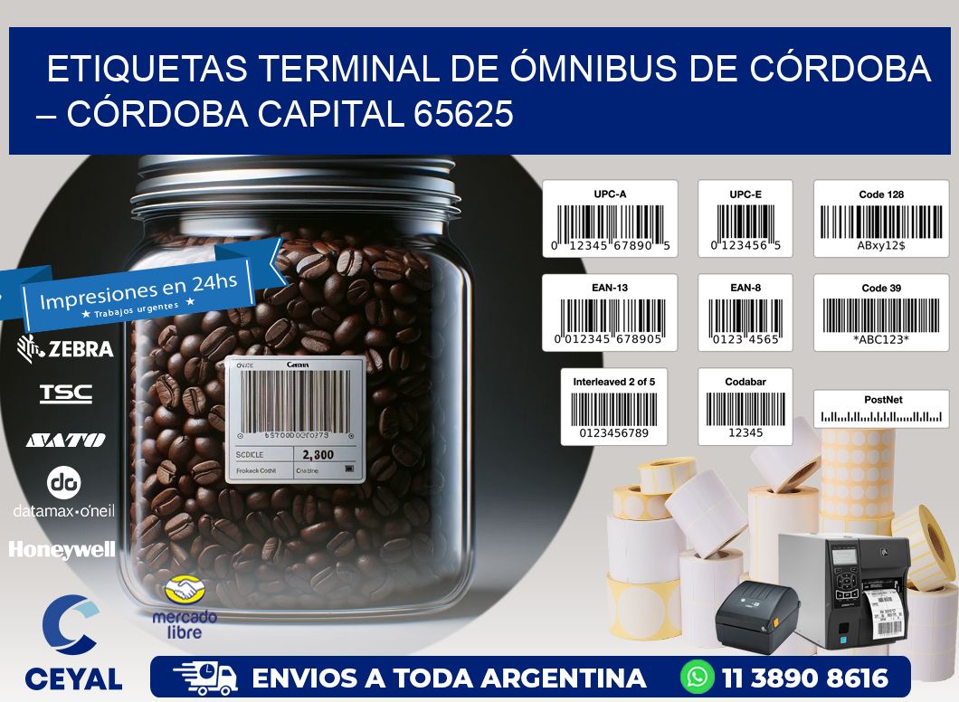 ETIQUETAS TERMINAL DE ÓMNIBUS DE CÓRDOBA – CÓRDOBA CAPITAL 65625
