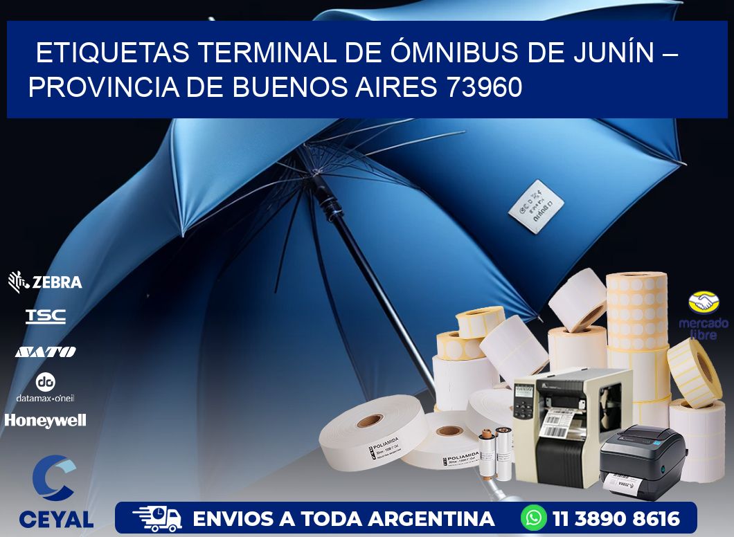 ETIQUETAS TERMINAL DE ÓMNIBUS DE JUNÍN – PROVINCIA DE BUENOS AIRES 73960