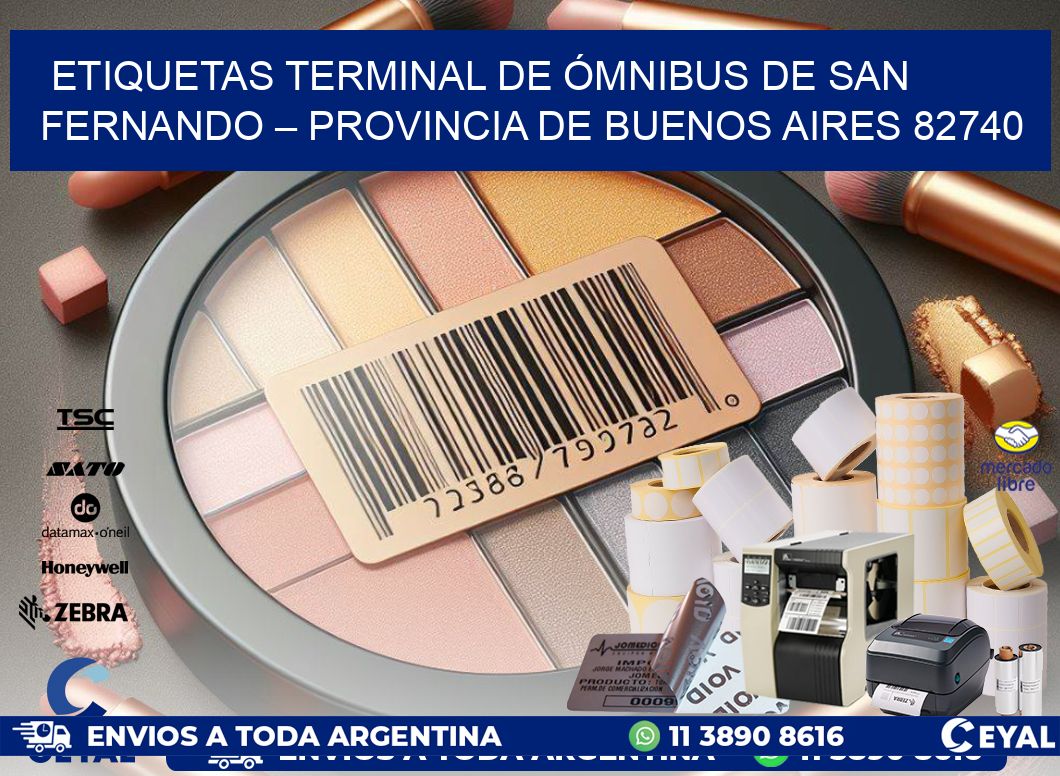ETIQUETAS TERMINAL DE ÓMNIBUS DE SAN FERNANDO – PROVINCIA DE BUENOS AIRES 82740