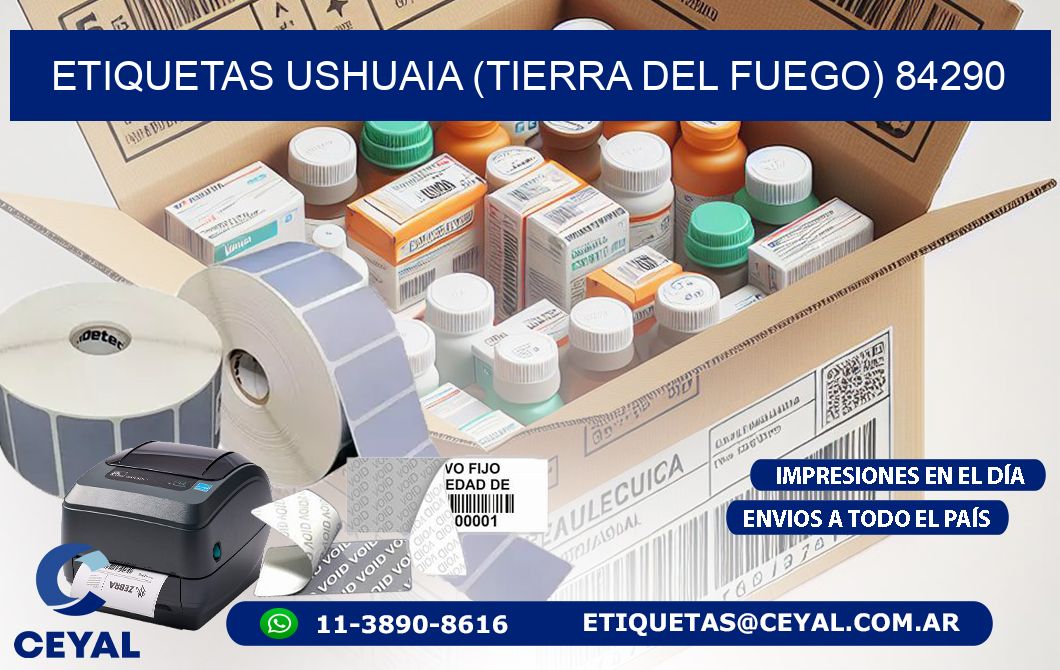 ETIQUETAS USHUAIA (TIERRA DEL FUEGO) 84290