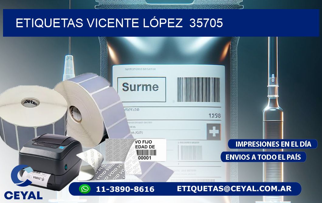 ETIQUETAS VICENTE LÓPEZ  35705