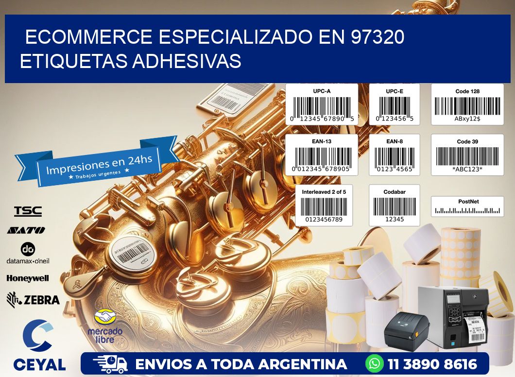 Ecommerce Especializado en 97320 Etiquetas Adhesivas