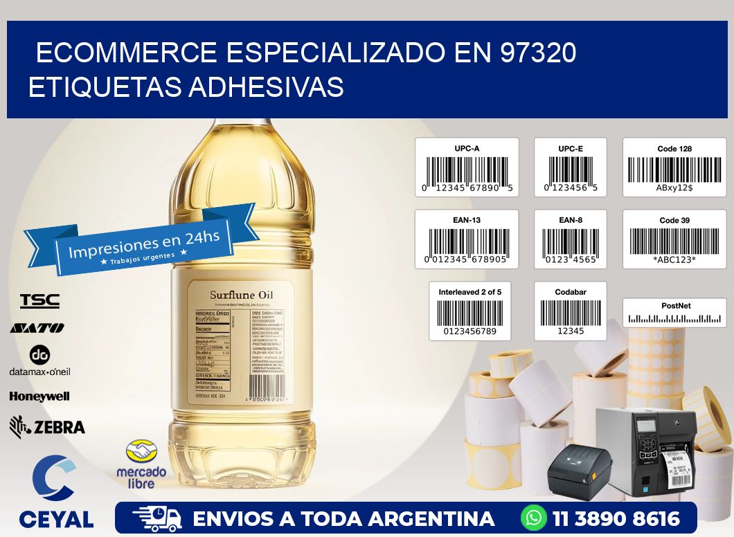Ecommerce Especializado en 97320 Etiquetas Adhesivas