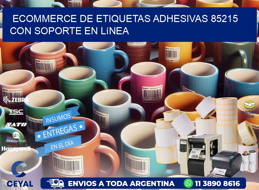 Ecommerce de Etiquetas Adhesivas 85215 con Soporte en Línea
