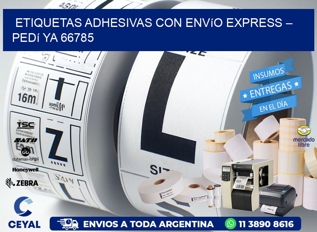 Etiquetas Adhesivas con Envío Express – Pedí Ya 66785