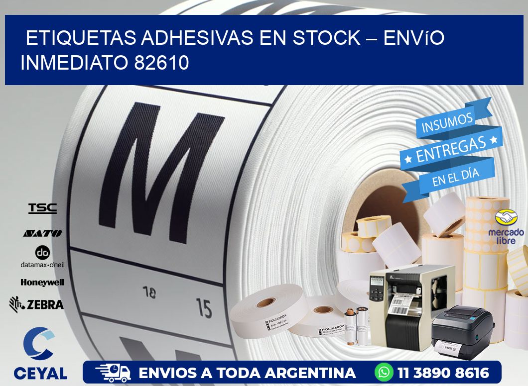 Etiquetas Adhesivas en Stock – Envío Inmediato 82610