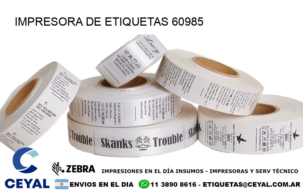 IMPRESORA DE ETIQUETAS 60985