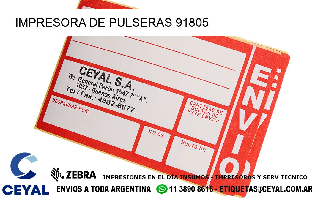 IMPRESORA DE PULSERAS 91805