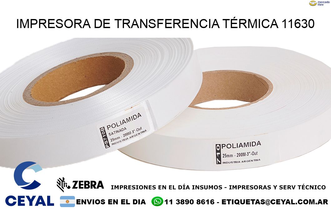 IMPRESORA DE TRANSFERENCIA TÉRMICA 11630
