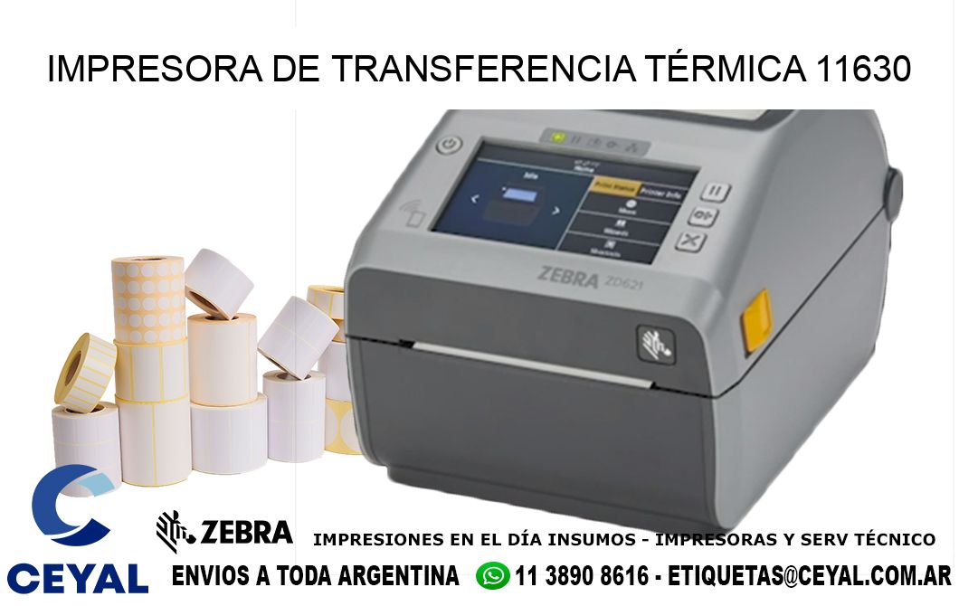 IMPRESORA DE TRANSFERENCIA TÉRMICA 11630