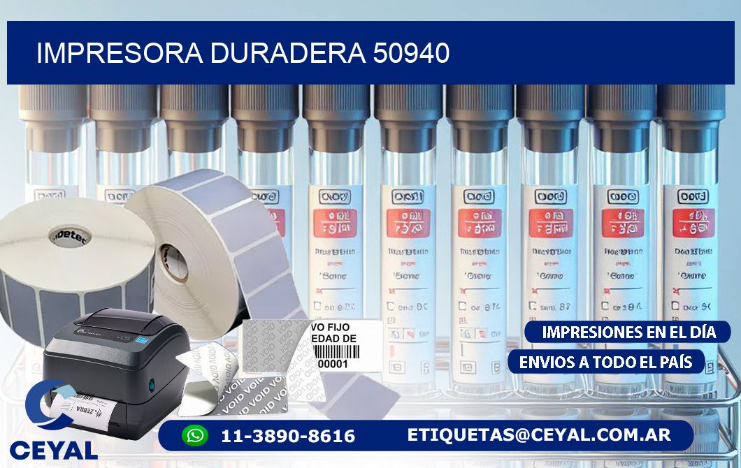 IMPRESORA DURADERA 50940