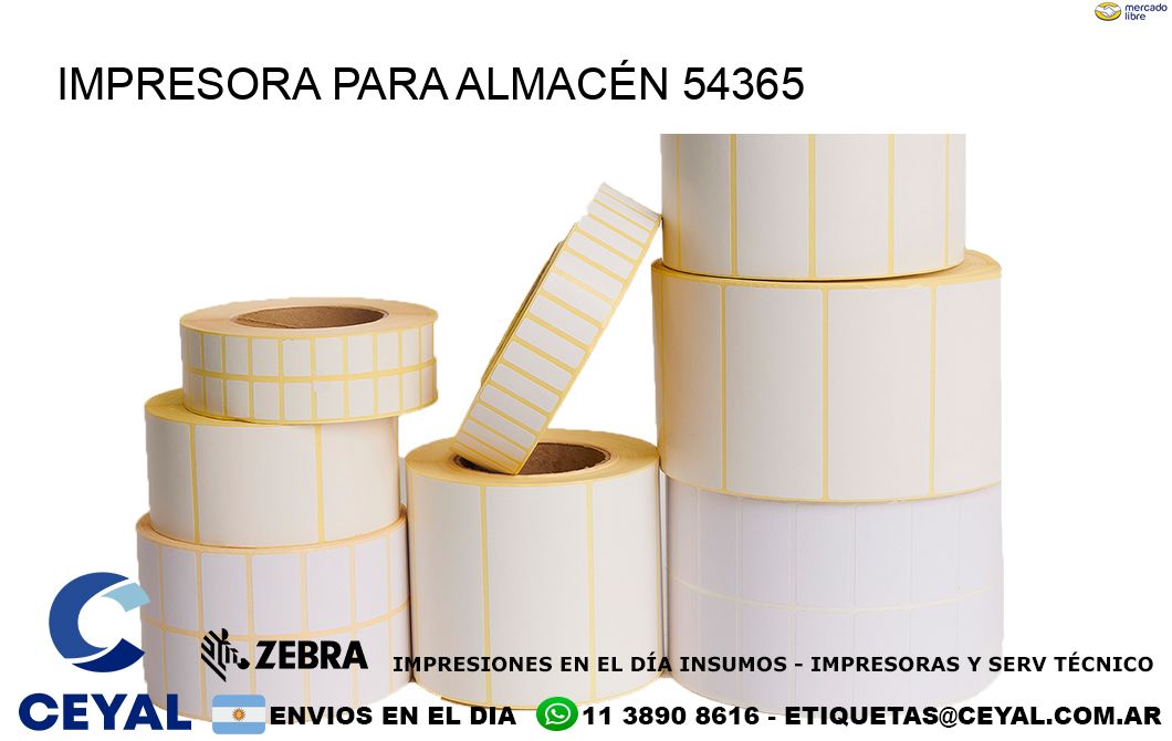 IMPRESORA PARA ALMACÉN 54365