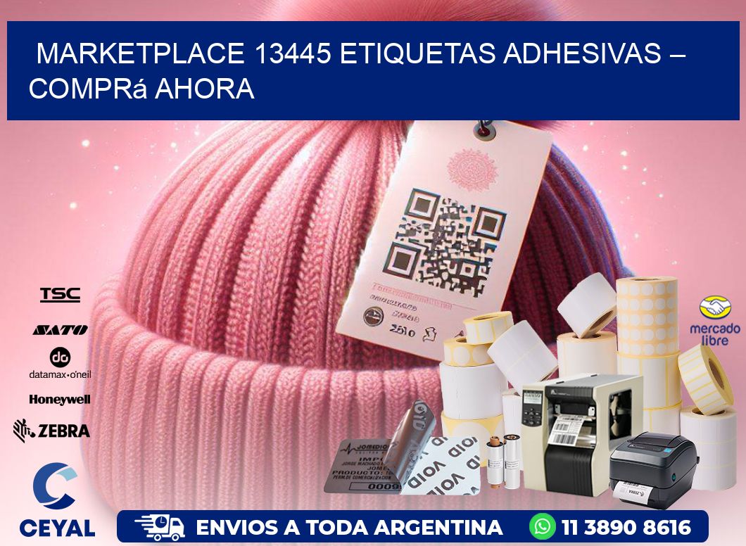Marketplace 13445 Etiquetas Adhesivas – Comprá Ahora