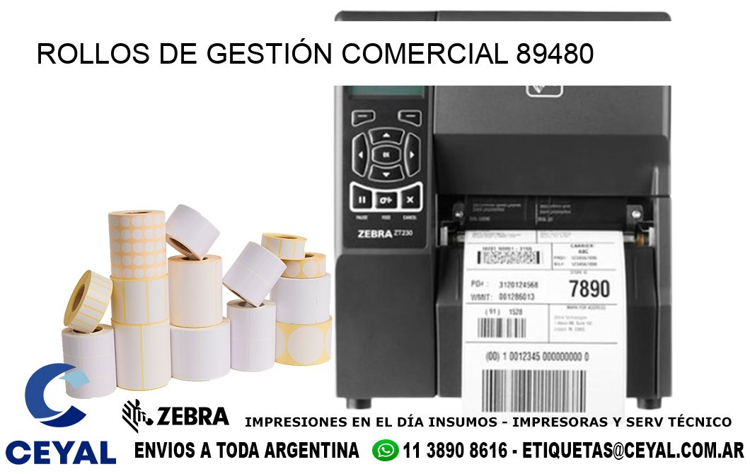 ROLLOS DE GESTIÓN COMERCIAL 89480