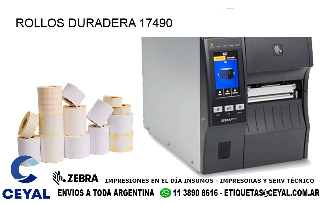ROLLOS DURADERA 17490