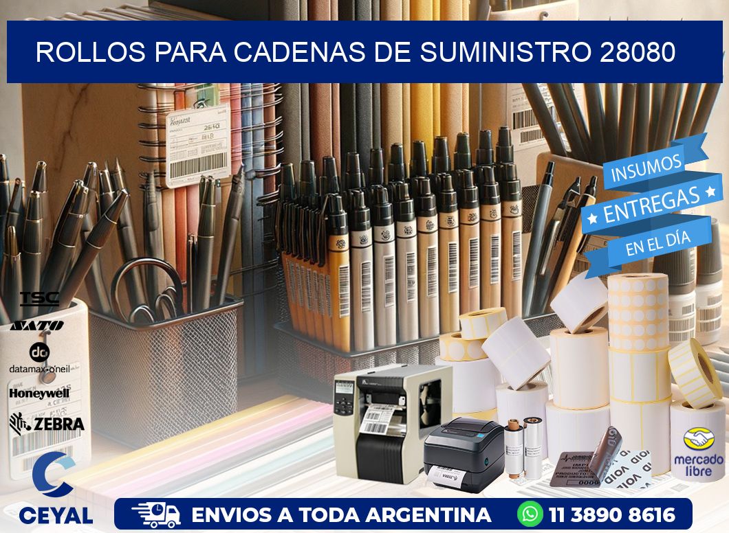ROLLOS PARA CADENAS DE SUMINISTRO 28080