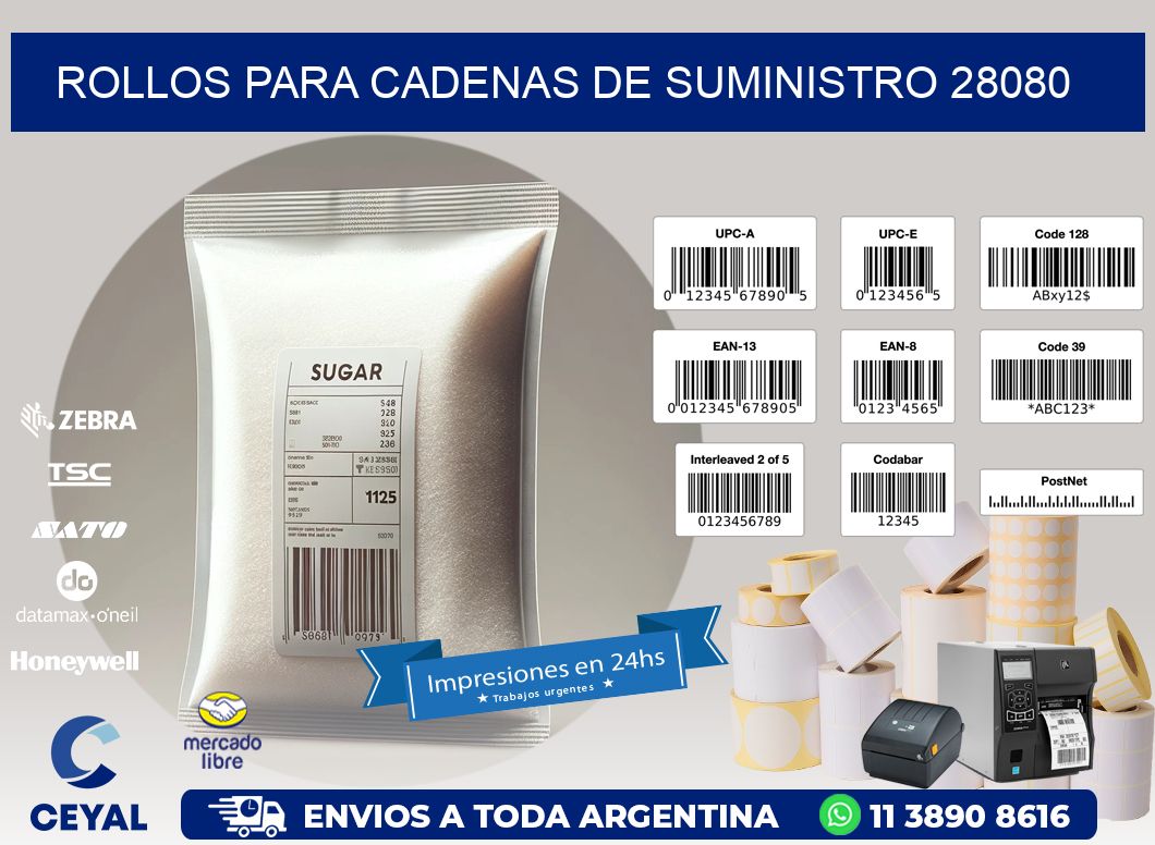 ROLLOS PARA CADENAS DE SUMINISTRO 28080