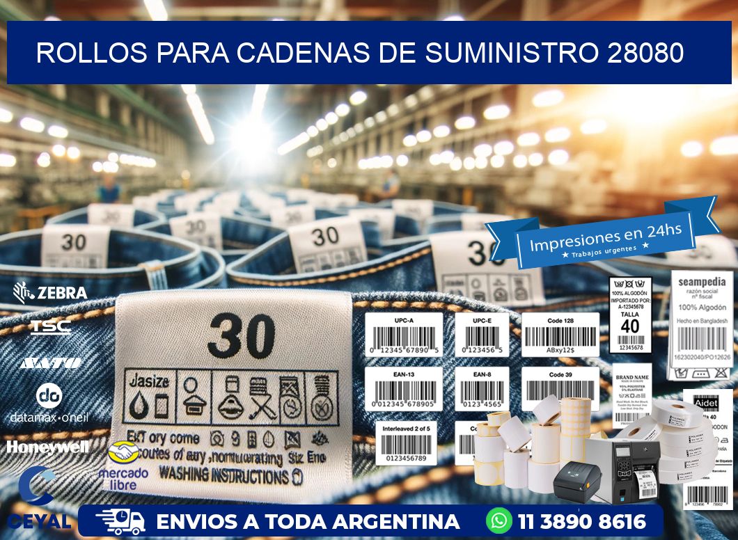 ROLLOS PARA CADENAS DE SUMINISTRO 28080