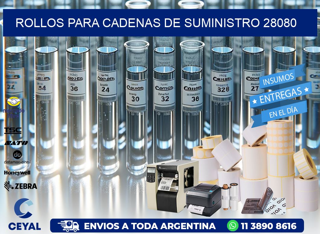 ROLLOS PARA CADENAS DE SUMINISTRO 28080