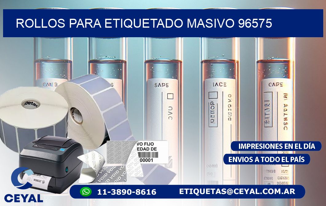ROLLOS PARA ETIQUETADO MASIVO 96575