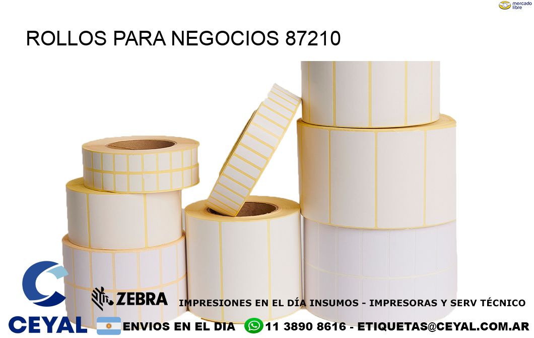 ROLLOS PARA NEGOCIOS 87210