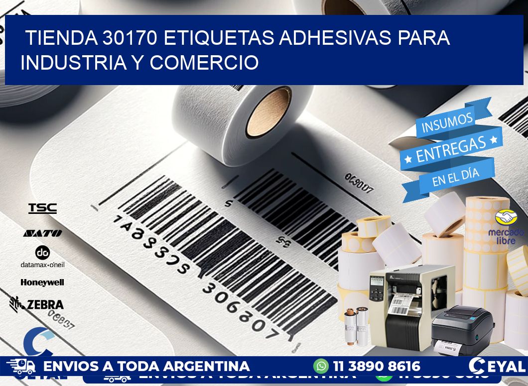 Tienda 30170 Etiquetas Adhesivas para Industria y Comercio
