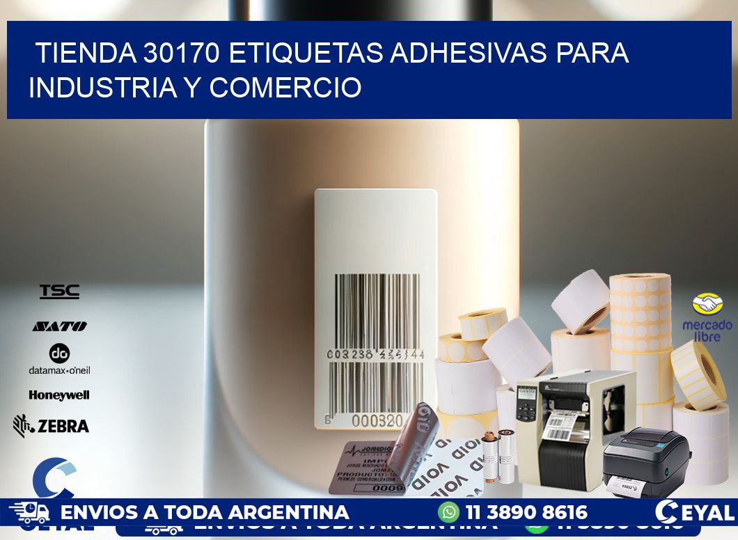 Tienda 30170 Etiquetas Adhesivas para Industria y Comercio