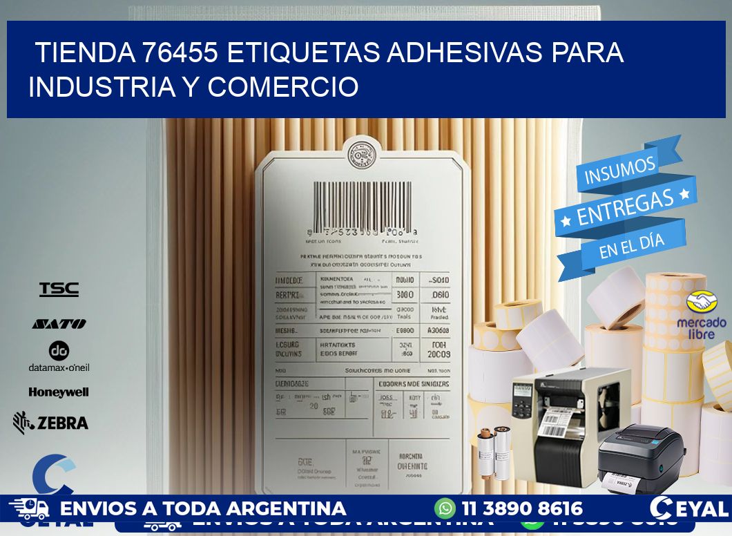 Tienda 76455 Etiquetas Adhesivas para Industria y Comercio