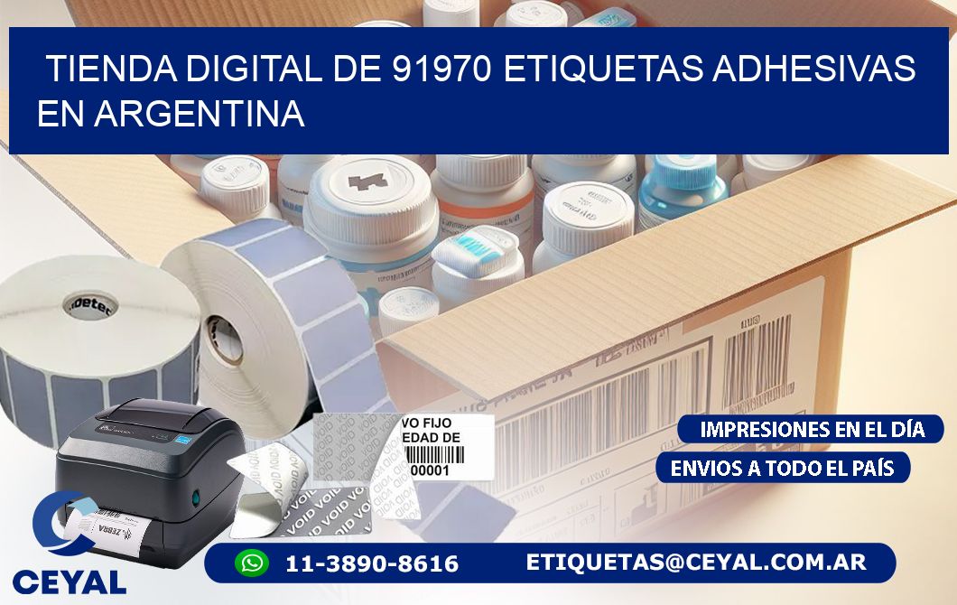 Tienda Digital de 91970 Etiquetas Adhesivas en Argentina