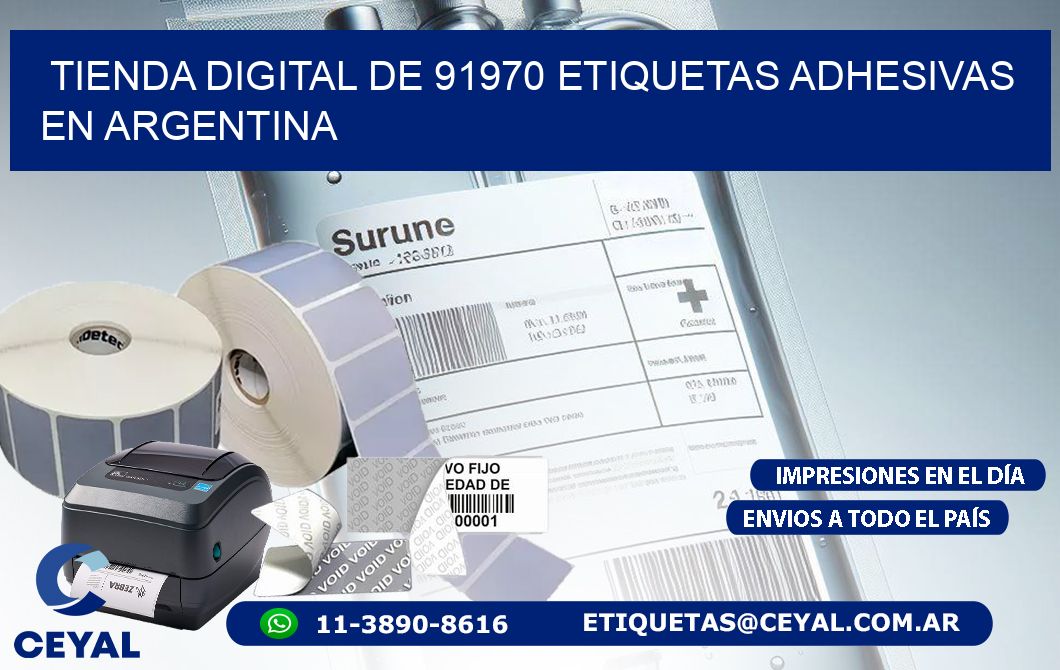 Tienda Digital de 91970 Etiquetas Adhesivas en Argentina