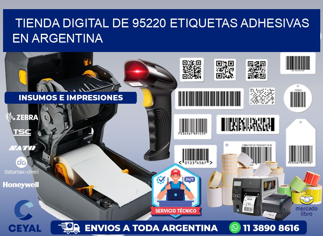 Tienda Digital de 95220 Etiquetas Adhesivas en Argentina
