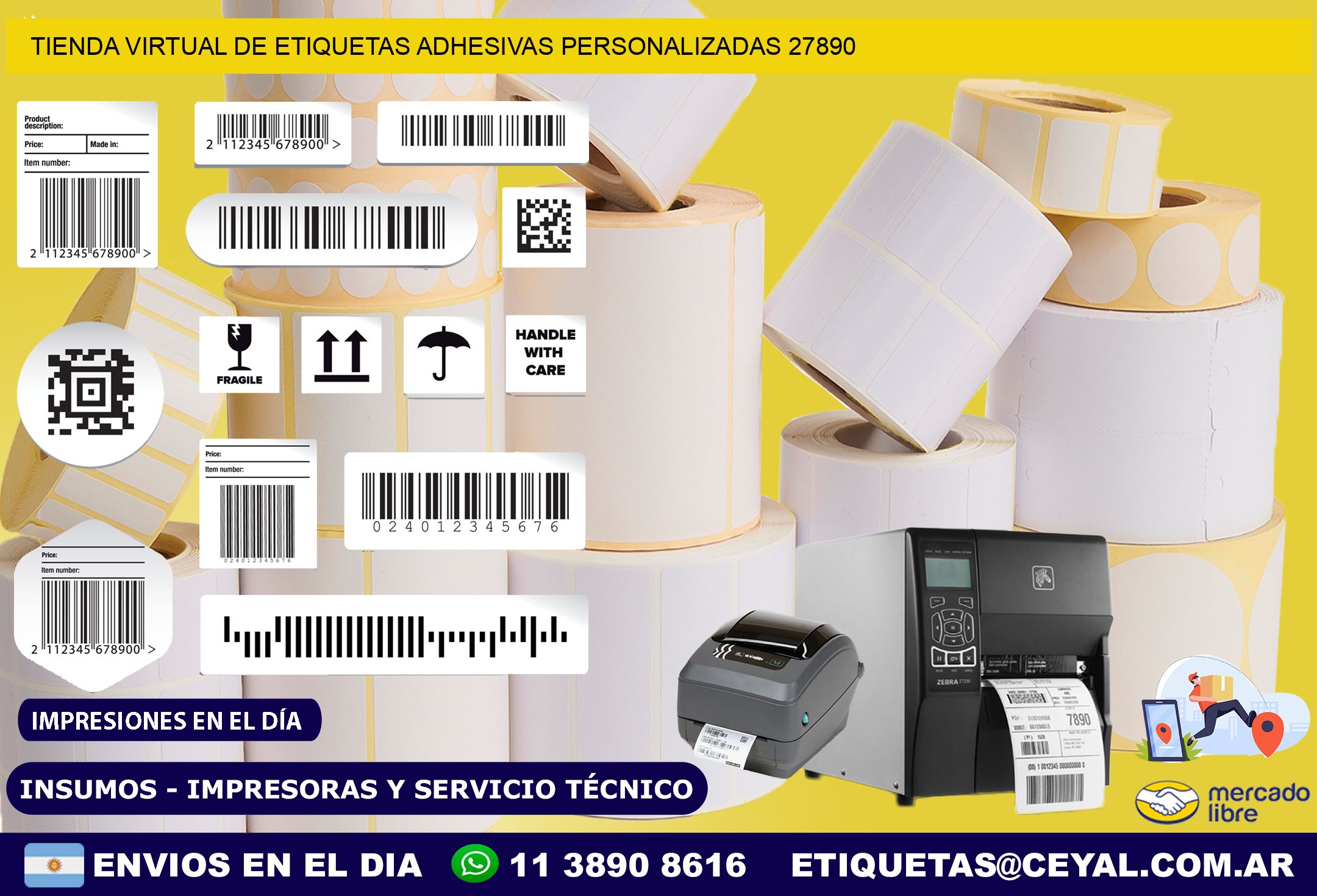 Tienda Virtual de Etiquetas Adhesivas Personalizadas 27890