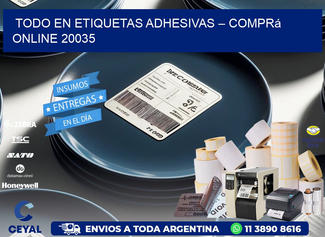 Todo en Etiquetas Adhesivas – Comprá Online 20035