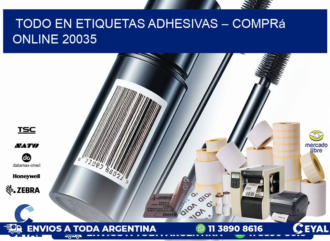 Todo en Etiquetas Adhesivas – Comprá Online 20035