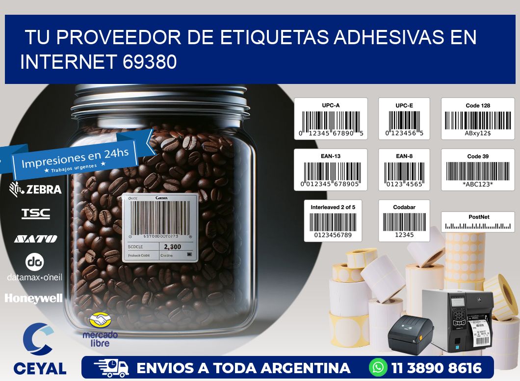 Tu Proveedor de Etiquetas Adhesivas en Internet 69380