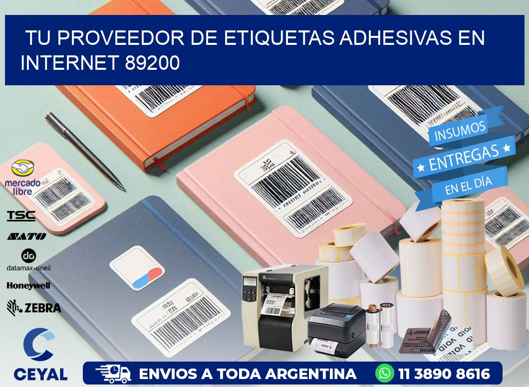 Tu Proveedor de Etiquetas Adhesivas en Internet 89200