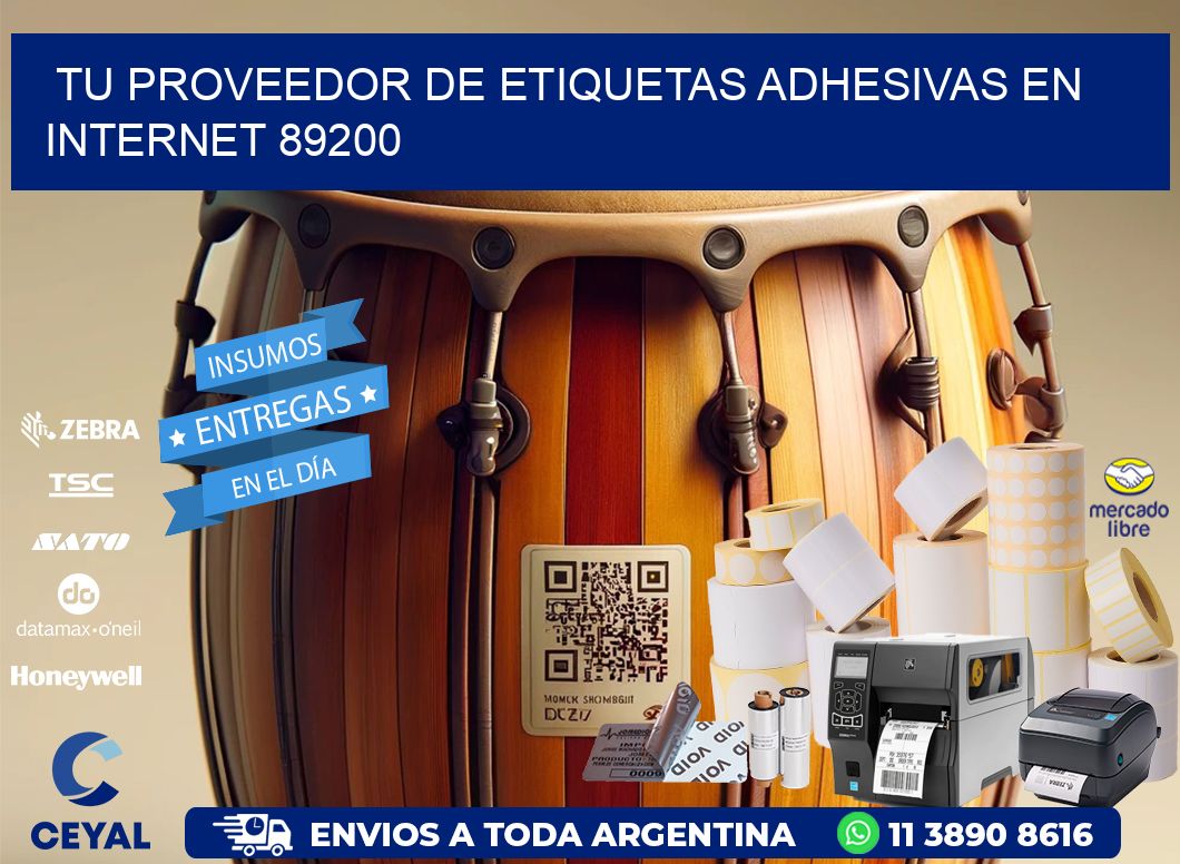 Tu Proveedor de Etiquetas Adhesivas en Internet 89200